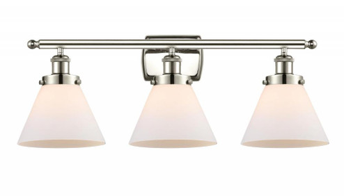 Cone - 3 Light - 28 inch - Polished Nickel - Bath Vanity Light (3442|916-3W-PN-G41)