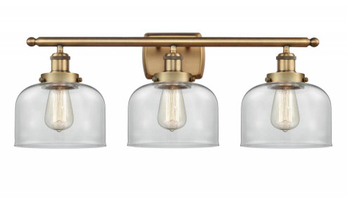 Bell - 3 Light - 28 inch - Brushed Brass - Bath Vanity Light (3442|916-3W-BB-G72-LED)