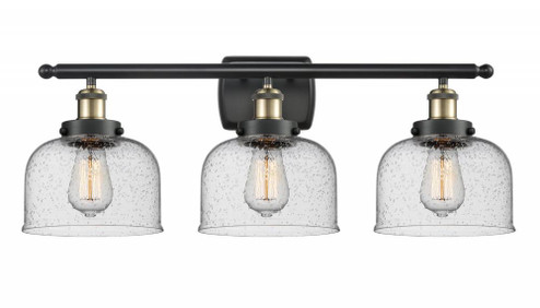 Bell - 3 Light - 28 inch - Black Antique Brass - Bath Vanity Light (3442|916-3W-BAB-G74-LED)
