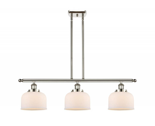 Bell - 3 Light - 36 inch - Polished Nickel - Stem Hung - Island Light (3442|916-3I-PN-G71)