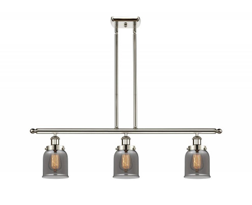 Bell - 3 Light - 36 inch - Polished Nickel - Stem Hung - Island Light (3442|916-3I-PN-G53)