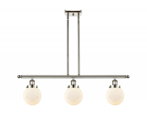 Beacon - 3 Light - 36 inch - Polished Nickel - Stem Hung - Island Light (3442|916-3I-PN-G201-6)