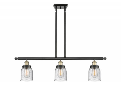 Bell - 3 Light - 36 inch - Black Antique Brass - Stem Hung - Island Light (3442|916-3I-BAB-G54)