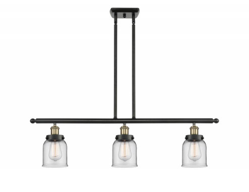 Bell - 3 Light - 36 inch - Black Antique Brass - Stem Hung - Island Light (3442|916-3I-BAB-G52)
