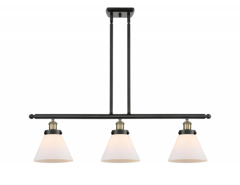 Cone - 3 Light - 36 inch - Black Antique Brass - Stem Hung - Island Light (3442|916-3I-BAB-G41)