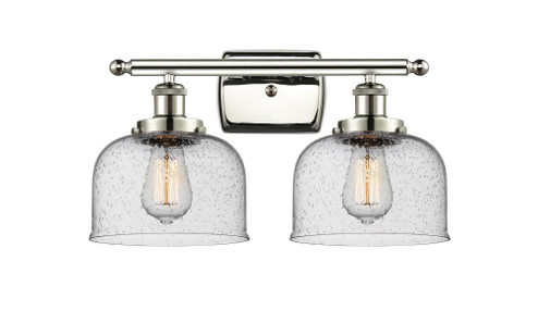 Bell - 2 Light - 18 inch - Polished Nickel - Bath Vanity Light (3442|916-2W-PN-G74)