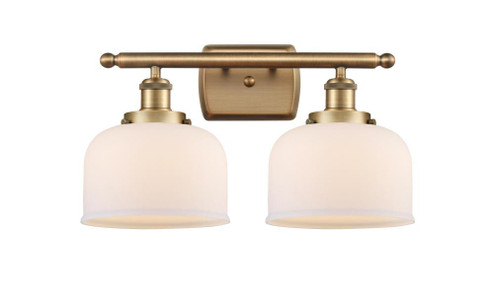 Bell - 2 Light - 18 inch - Brushed Brass - Bath Vanity Light (3442|916-2W-BB-G71-LED)