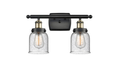 Bell - 2 Light - 16 inch - Black Antique Brass - Bath Vanity Light (3442|916-2W-BAB-G54-LED)