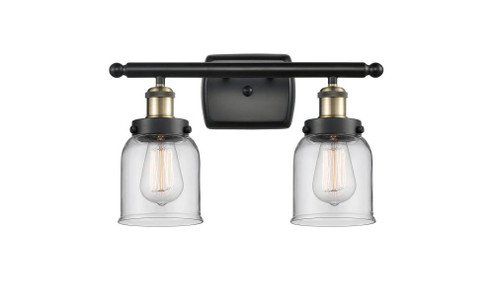Bell - 2 Light - 16 inch - Black Antique Brass - Bath Vanity Light (3442|916-2W-BAB-G52)