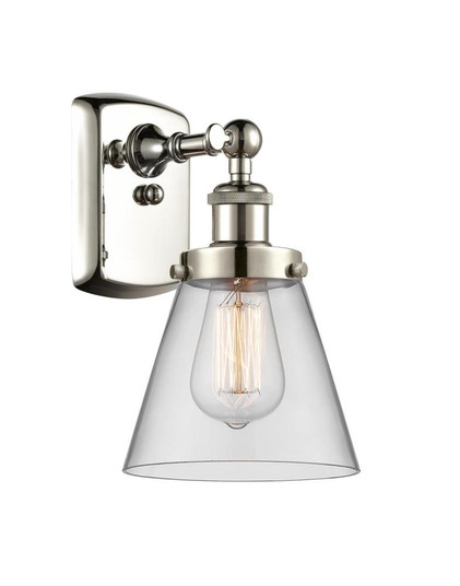 Cone - 1 Light - 6 inch - Polished Nickel - Sconce (3442|916-1W-PN-G62-LED)