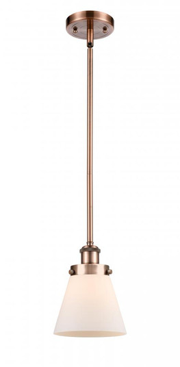 Cone - 1 Light - 6 inch - Antique Copper - Mini Pendant (3442|916-1S-AC-G61-LED)