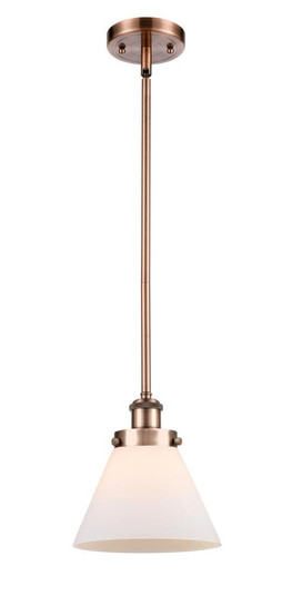 Cone - 1 Light - 8 inch - Antique Copper - Mini Pendant (3442|916-1S-AC-G41)