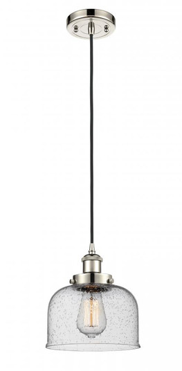 Bell - 1 Light - 8 inch - Polished Nickel - Cord hung - Mini Pendant (3442|916-1P-PN-G74)