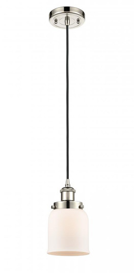 Bell - 1 Light - 5 inch - Polished Nickel - Cord hung - Mini Pendant (3442|916-1P-PN-G51)