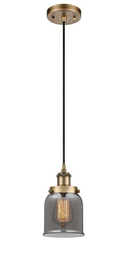 Bell - 1 Light - 5 inch - Brushed Brass - Cord hung - Mini Pendant (3442|916-1P-BB-G53-LED)