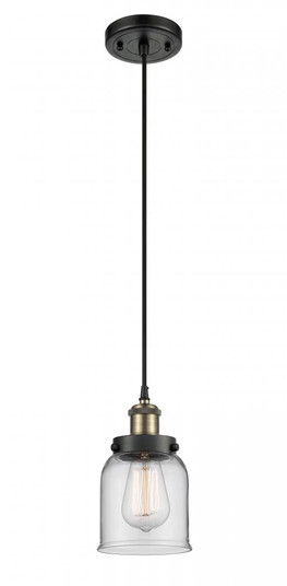 Bell - 1 Light - 5 inch - Black Antique Brass - Cord hung - Mini Pendant (3442|916-1P-BAB-G52-LED)