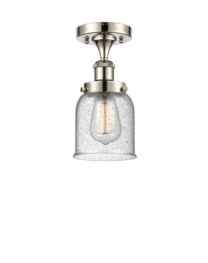 Bell - 1 Light - 5 inch - Polished Nickel - Semi-Flush Mount (3442|916-1C-PN-G54)