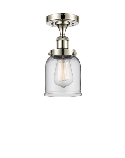 Bell - 1 Light - 5 inch - Polished Nickel - Semi-Flush Mount (3442|916-1C-PN-G52)