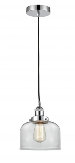 Bell - 1 Light - 8 inch - Polished Chrome - Cord hung - Mini Pendant (3442|616-1PH-PC-G72-LED)
