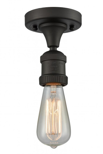 Bare Bulb - 1 Light - 5 inch - Oil Rubbed Bronze - Semi-Flush Mount (3442|517-1C-OB-LED)