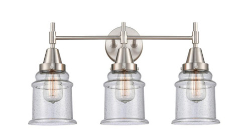 Canton - 3 Light - 24 inch - Satin Nickel - Bath Vanity Light (3442|447-3W-SN-G184-LED)