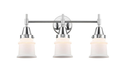 Canton - 3 Light - 23 inch - Polished Chrome - Bath Vanity Light (3442|447-3W-PC-G181S-LED)