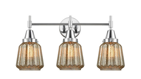 Chatham - 3 Light - 24 inch - Polished Chrome - Bath Vanity Light (3442|447-3W-PC-G146-LED)