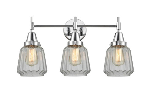 Chatham - 3 Light - 24 inch - Polished Chrome - Bath Vanity Light (3442|447-3W-PC-G142-LED)