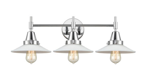 Halophane - 3 Light - 27 inch - Polished Chrome - Bath Vanity Light (3442|447-3W-PC-G1-LED)