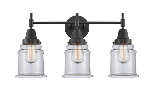 Canton - 3 Light - 24 inch - Matte Black - Bath Vanity Light (3442|447-3W-BK-G182)