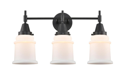 Canton - 3 Light - 24 inch - Matte Black - Bath Vanity Light (3442|447-3W-BK-G181)