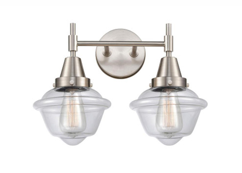 Oxford - 2 Light - 17 inch - Satin Nickel - Bath Vanity Light (3442|447-2W-SN-G532)