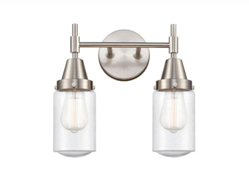 Dover - 2 Light - 14 inch - Satin Nickel - Bath Vanity Light (3442|447-2W-SN-G314)