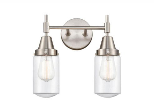 Dover - 2 Light - 14 inch - Satin Nickel - Bath Vanity Light (3442|447-2W-SN-G312)