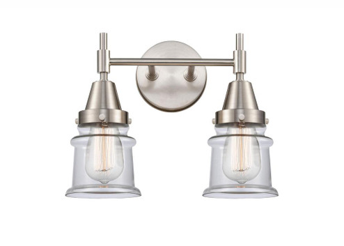 Canton - 2 Light - 14 inch - Satin Nickel - Bath Vanity Light (3442|447-2W-SN-G182S)