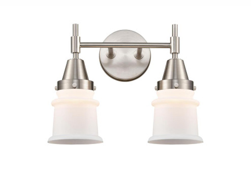 Canton - 2 Light - 14 inch - Satin Nickel - Bath Vanity Light (3442|447-2W-SN-G181S-LED)