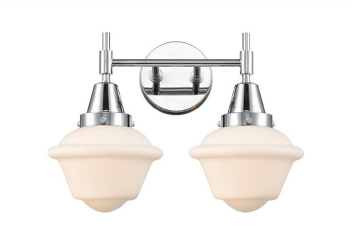 Oxford - 2 Light - 17 inch - Polished Chrome - Bath Vanity Light (3442|447-2W-PC-G531)
