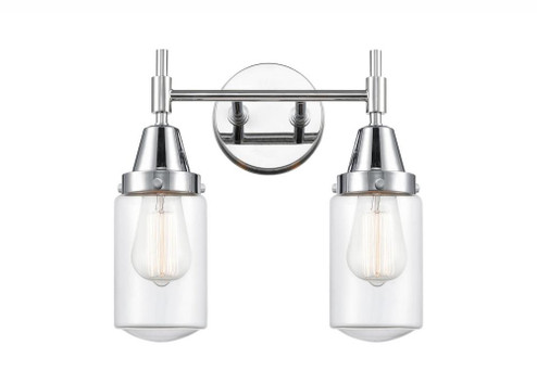 Dover - 2 Light - 14 inch - Polished Chrome - Bath Vanity Light (3442|447-2W-PC-G312)
