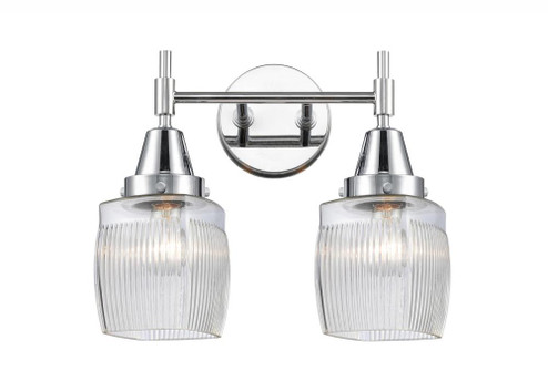 Colton - 2 Light - 15 inch - Polished Chrome - Bath Vanity Light (3442|447-2W-PC-G302)