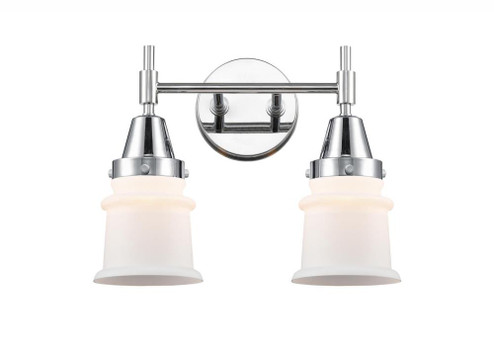 Canton - 2 Light - 14 inch - Polished Chrome - Bath Vanity Light (3442|447-2W-PC-G181S-LED)