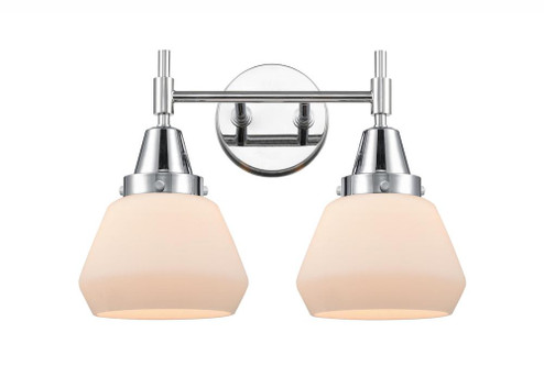 Fulton - 2 Light - 16 inch - Polished Chrome - Bath Vanity Light (3442|447-2W-PC-G171)