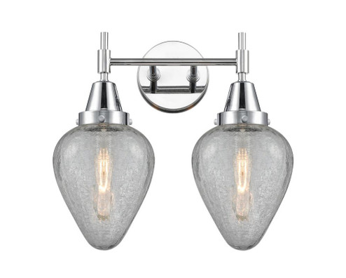 Geneseo - 2 Light - 16 inch - Polished Chrome - Bath Vanity Light (3442|447-2W-PC-G165-LED)