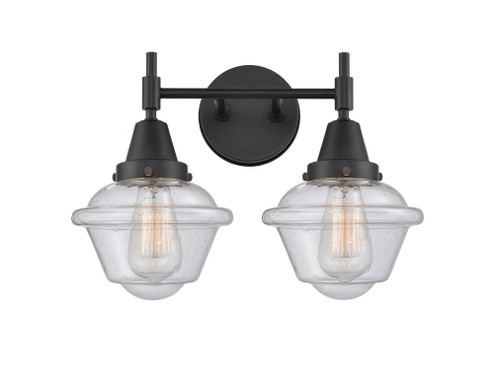 Oxford - 2 Light - 17 inch - Matte Black - Bath Vanity Light (3442|447-2W-BK-G534)
