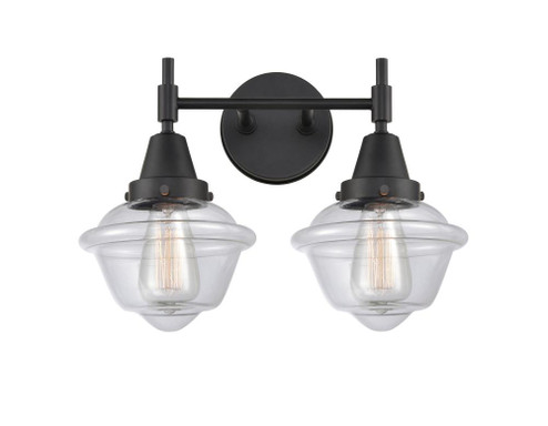 Oxford - 2 Light - 17 inch - Matte Black - Bath Vanity Light (3442|447-2W-BK-G532-LED)