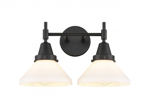 Caden - 2 Light - 17 inch - Matte Black - Bath Vanity Light (3442|447-2W-BK-G4471)