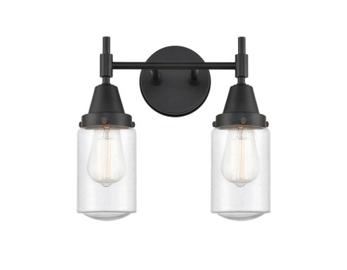Dover - 2 Light - 14 inch - Matte Black - Bath Vanity Light (3442|447-2W-BK-G314-LED)