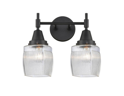 Colton - 2 Light - 15 inch - Matte Black - Bath Vanity Light (3442|447-2W-BK-G302)