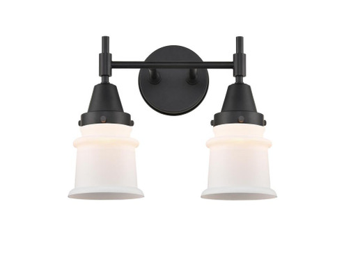 Canton - 2 Light - 14 inch - Matte Black - Bath Vanity Light (3442|447-2W-BK-G181S)