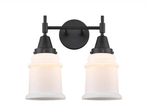 Canton - 2 Light - 15 inch - Matte Black - Bath Vanity Light (3442|447-2W-BK-G181)