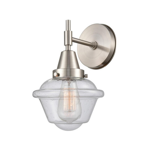 Oxford - 1 Light - 8 inch - Satin Nickel - Sconce (3442|447-1W-SN-G534)